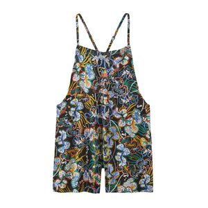 Patagonia Womens Tidal Threads Romper Undersea: Black