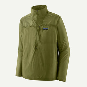 Patagonia Mens Houdini Stash 1/2 Zip Pullover CPRG Caper Green