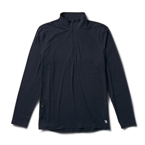Vuori Men's Ease Performance 1/2 Zip Ink Heather