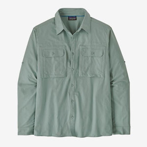 Patagonia M LS Self Guided Sun Shirt TBL Thermal Blue / M