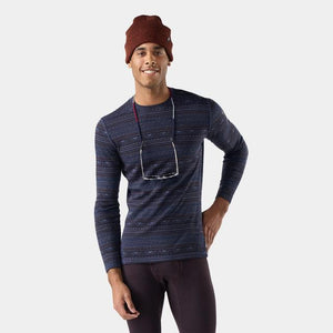 Smartwool Mens Classic Thermal Merino Base Layer Crew R16 Nightfall ummit Soul / S