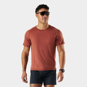 Smartwool Mens Active Ultralite SS Q58 Burnt Sienna