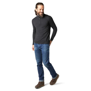 Smartwool Mens Sparwood 1/2 Zip Sweater 010 Charcoal Heather