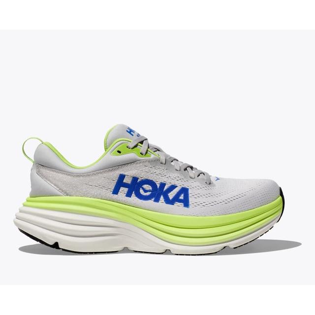 Hoka Mens Bondi 8 Wide Stardust/Lettuce