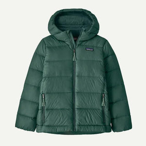 Patagonia Kids Hi-Loft Down Sweater Hoody CASG Cascade Green