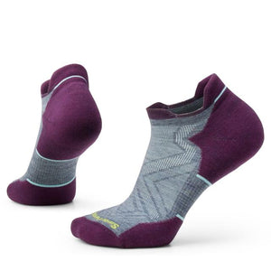 Smartwool Womens Run Targeted Cushion Low Ankle Socks 88 Pewter Blue / L