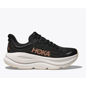 Hoka Womens Bondi 9 BRGL Black / Rose Gold