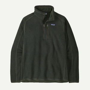Patagonia Mens Better Sweater 1/4 Zip Old Growth Green