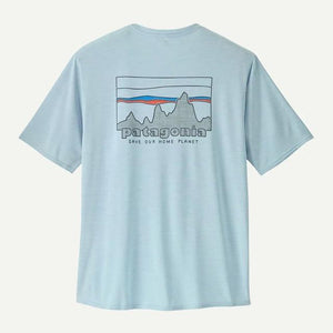 Patagonia Mens Capilene Cool Daily Graphic Shirt SKFL 73 Skyline: Fleck Blue
