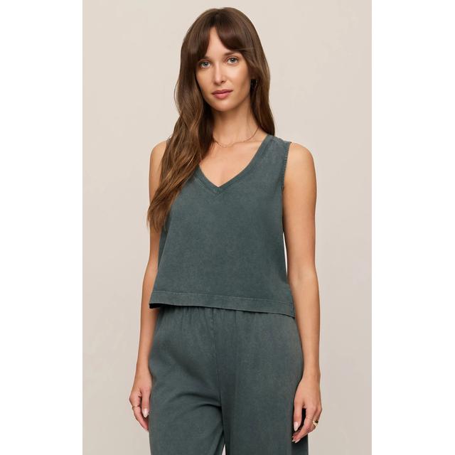Z Supply W Sloane V-Neck Tank EMC Emerald Cove