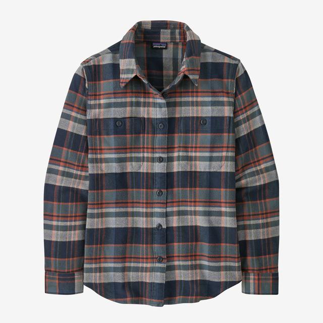 Patagonia Women's Fjord Flannel Shirt ADS Adventurer: Smolder Blue / M