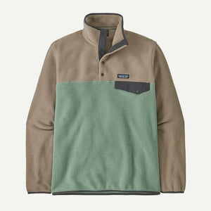 Patagonia Mens Lightweight Synchilla Snap-T Fleece Pullover Ellwood Green