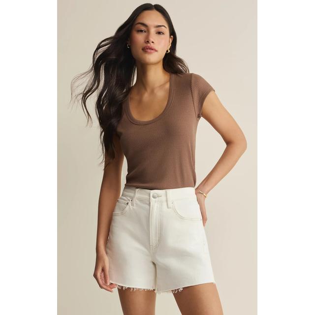 Z Supply W Leisurely Tee PAS Palo Santo