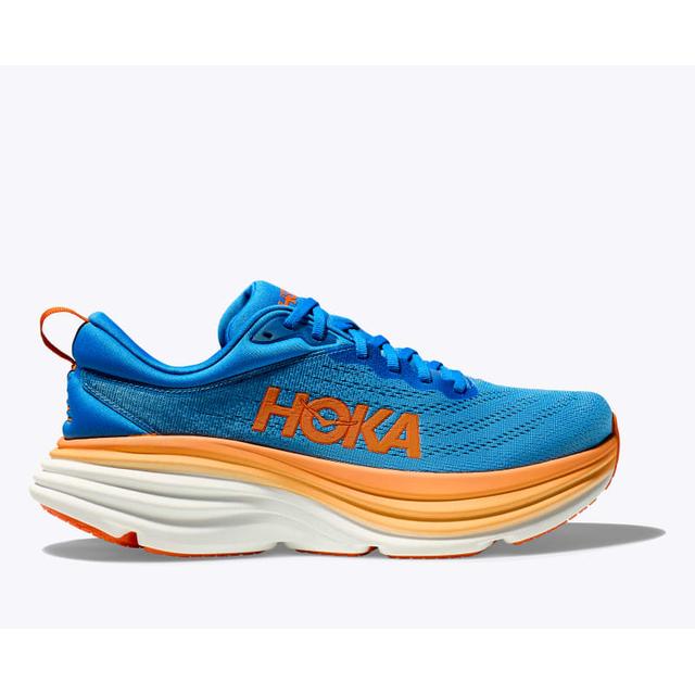 Hoka Mens Bondi 8 CSVO Coastal Sky/Vibrant Orange