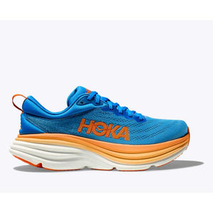 Hoka Mens Bondi 8 CSVO Coastal Sky/Vibrant Orange