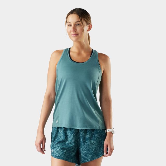 Smartwool W Active Mesh Racerback Tank Q65 Dusty Teal