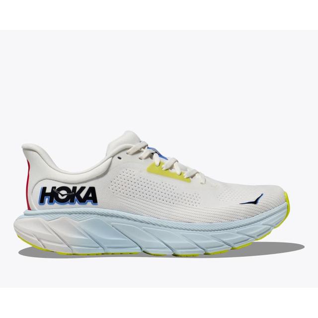 Hoka Mens Arahi 7 BVR Blanc De Blanc/Virtual Blue
