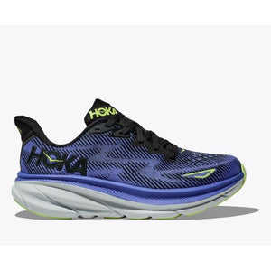 Hoka Womens Clifton 9 BCKS Black/Stellar Blue