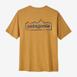 Patagonia Men's Capilene Cool Daily Graphic Shirt UBTX Unity Fitz: Beeswax Tan X-Dye