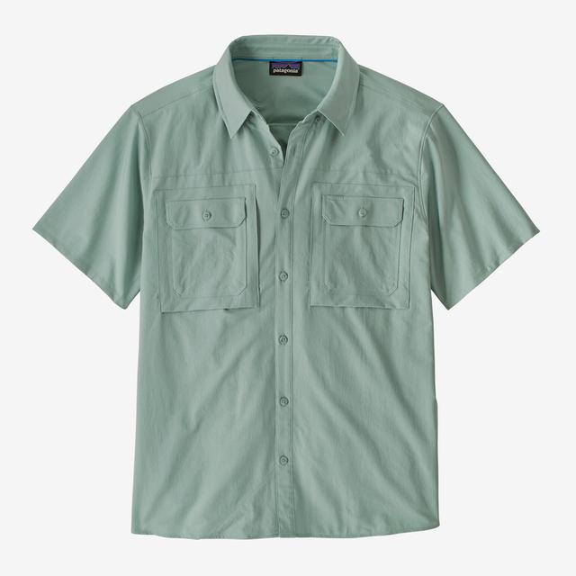 Patagonia M SS Self Guided Sun Shirt TMBL Thermal Blue