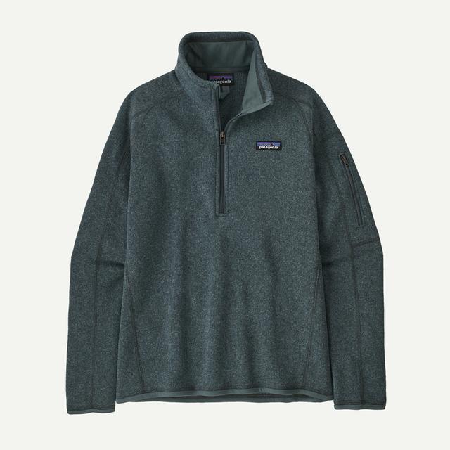 Patagonia Womens Better Sweater 1/4 Zip Nouveau Green