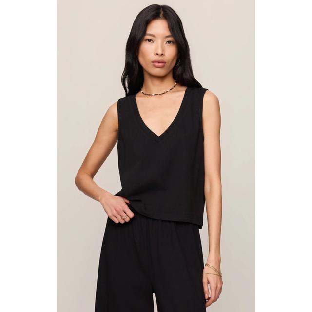 Z Supply W Sloane V-Neck Tank TBK True Black