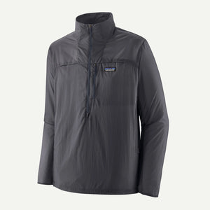 Patagonia Mens Houdini Stash 1/2 Zip Pullover SMDB Smolder Blue