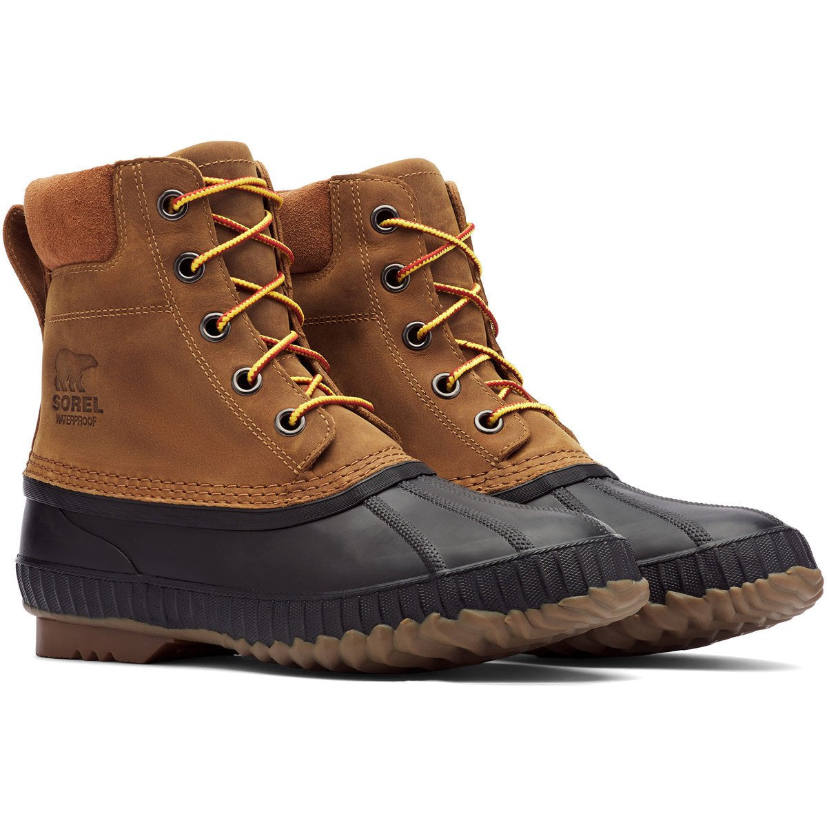 Sorel Men's Cheyanne II Lace Duck Boot Chipmunk/Black