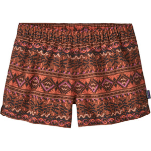 Patagonia Women's Barely Baggies Shorts angrove Tiki Small: Henna Brown / M