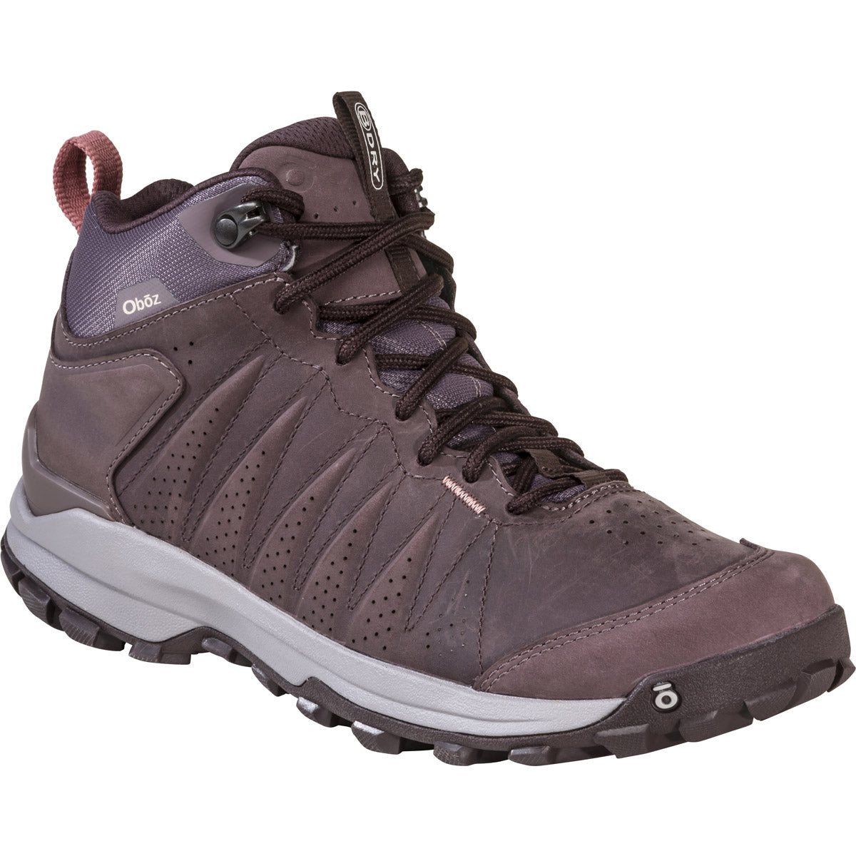 Oboz Women's Sypes Mid Leather Waterproof Peppercorn