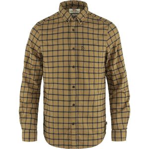 Fjallraven Men's Ovik Flannel Shirt Buckwheat Brown/Dark Navy