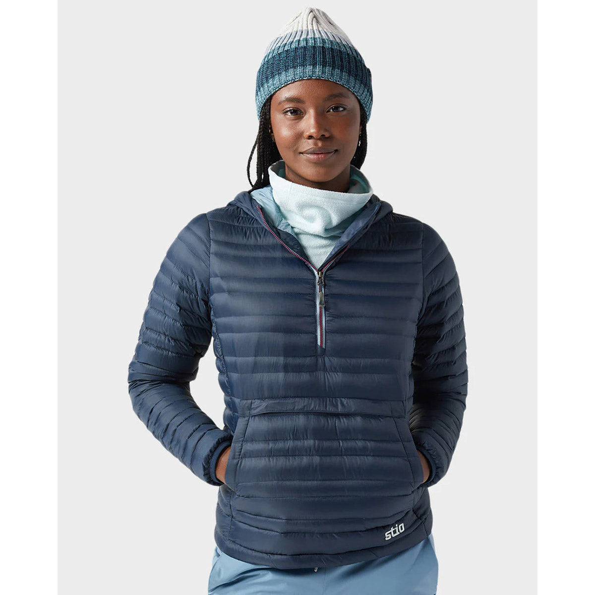 Stio Women's Pinion Down Pullover Mountain Shadow