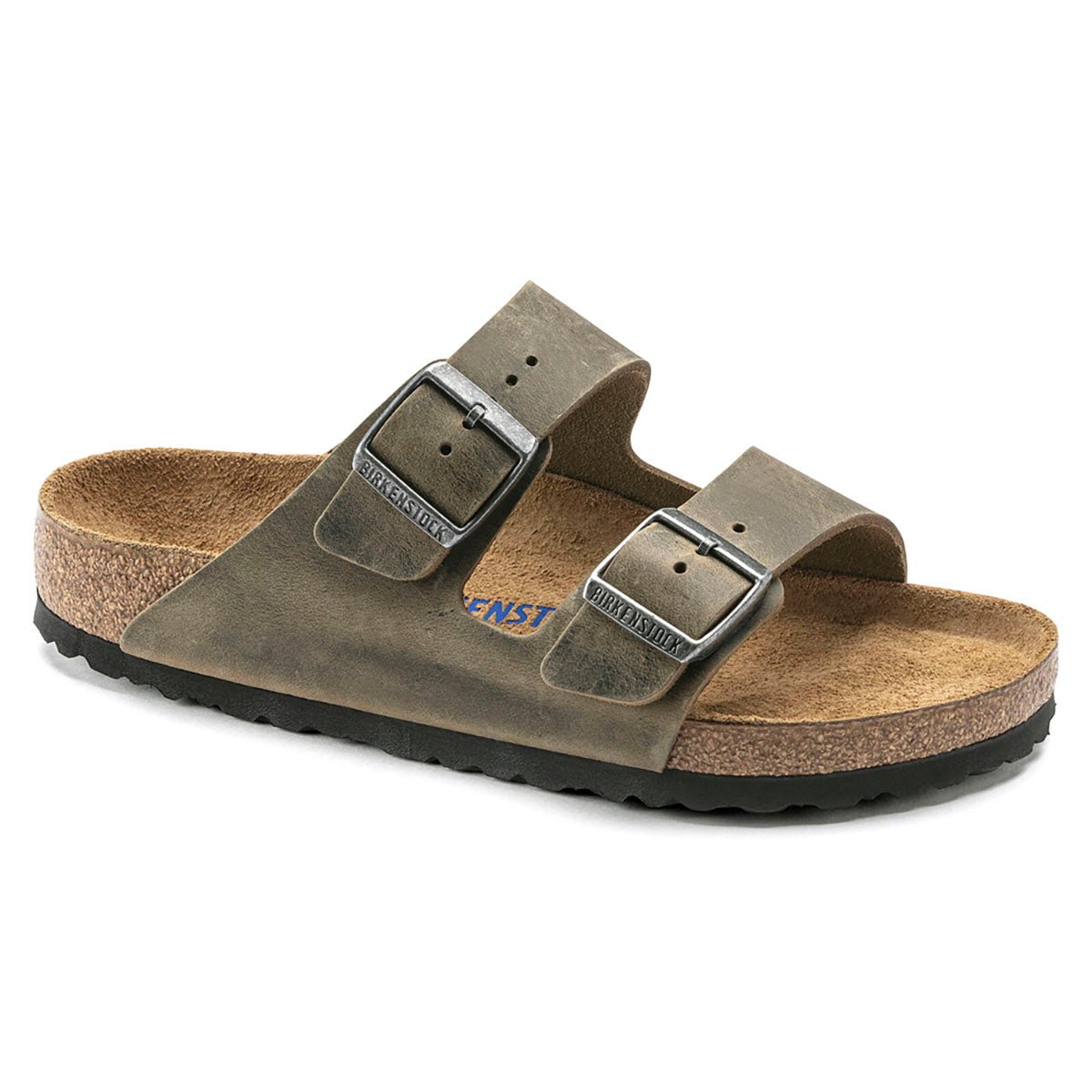 Birkenstock Arizona Soft Footbed Oiled Leather - Regular Faded Khaki