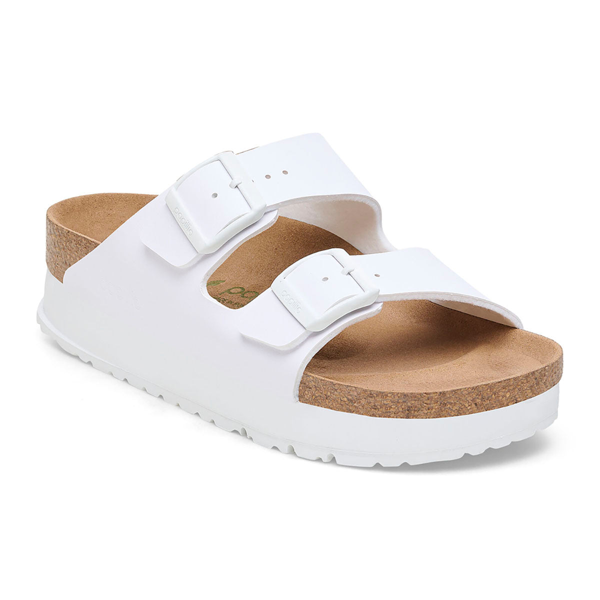 Birkenstock Arizona Flex Platform Vegan - Narrow White