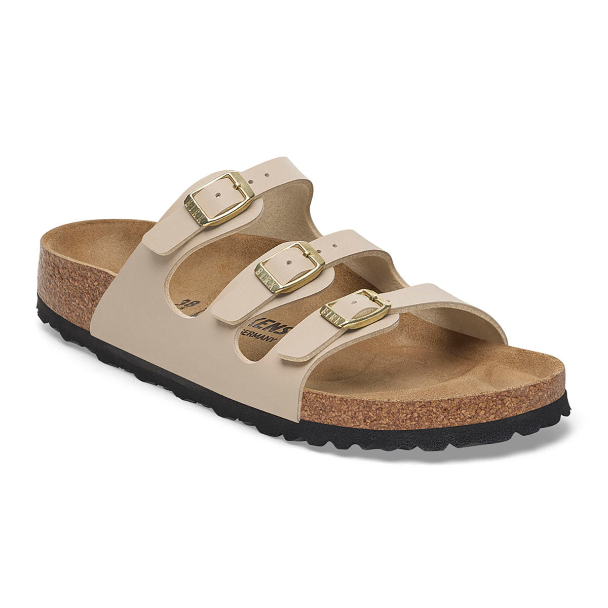 Birkenstock Womens Florida Birko-Flor - Regular Sandcastle
