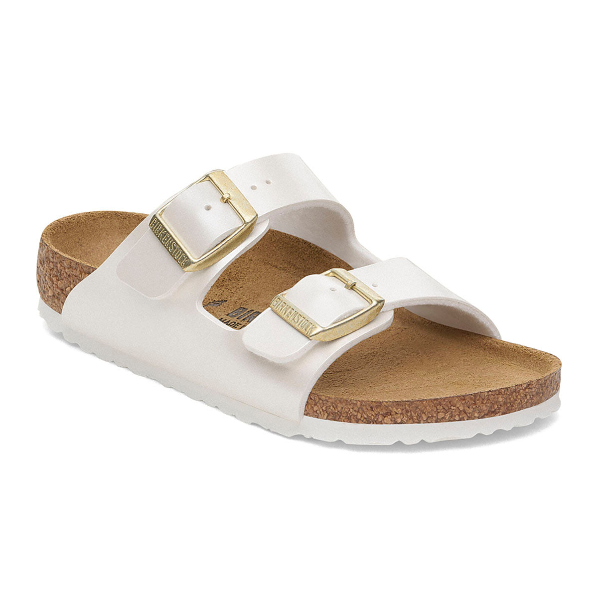 Birkenstock Kids Arizona Birko-Flor - Narrow Electric Metallic Pearl