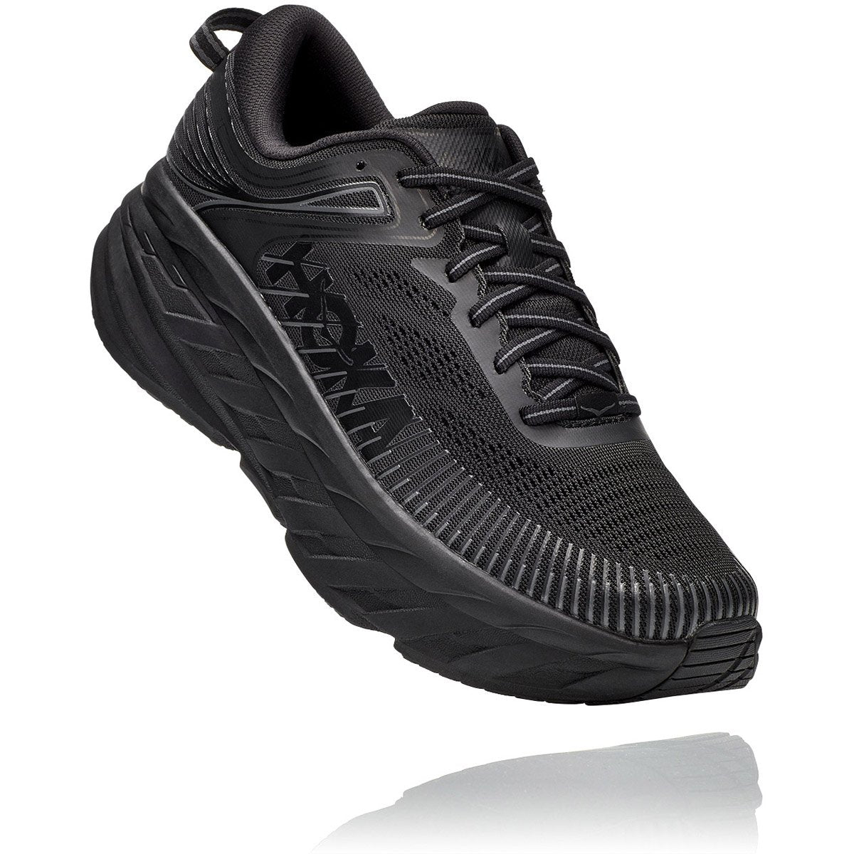 Hoka Men&#39;s Bondi 7 Wide Black/Black