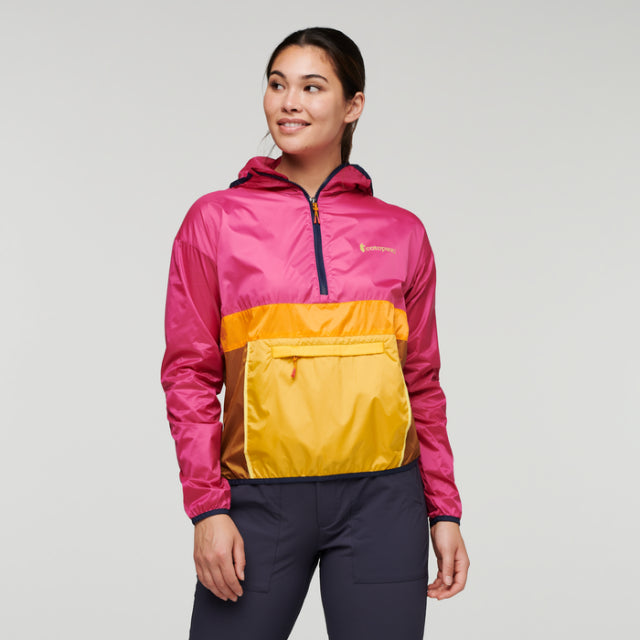 Cotopaxi Womens Teca Half-Zip Windbreaker POP Pop