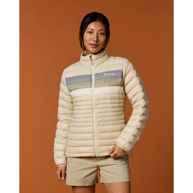 Cotopaxi Womens Fuego Down Jacket CMSTR Cream Stripes