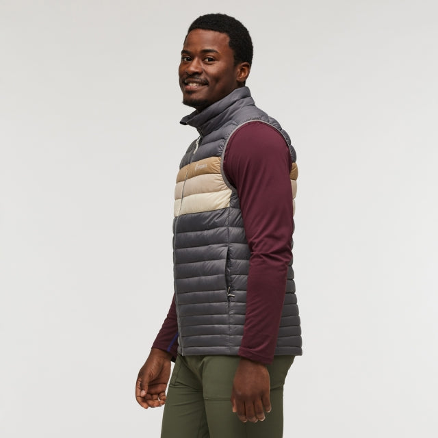 Cotopaxi Men&#39;s Fuego Down Vest CNDST Cinder Stripes