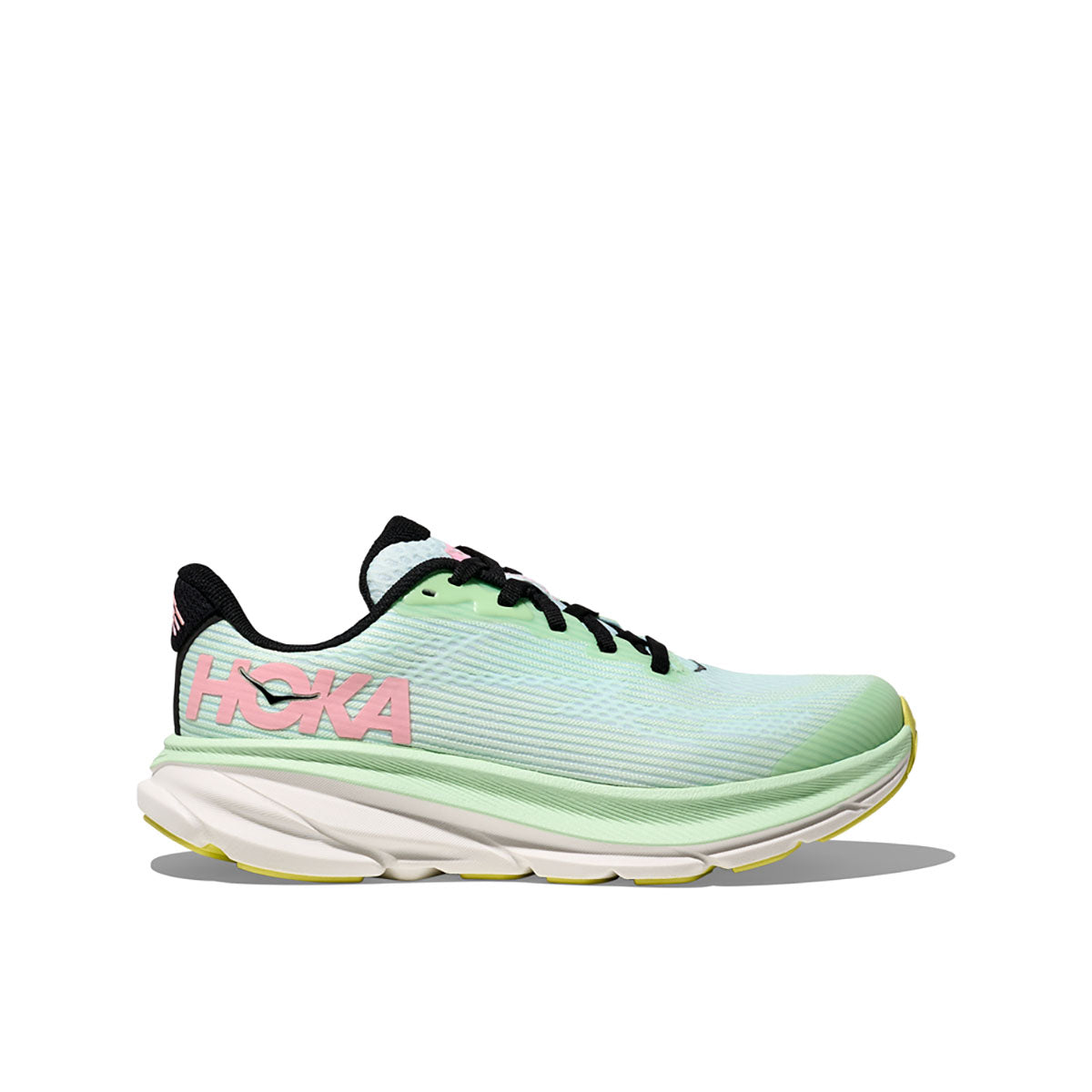 Hoka Kids Clifton 9 Mint Fluorite / Snow Melt