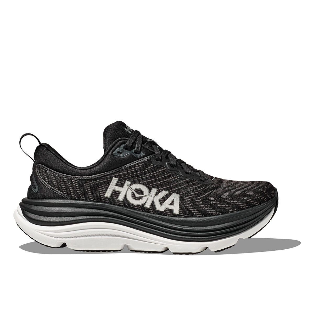Hoka Womens Gaviota 5 Wide Black / White