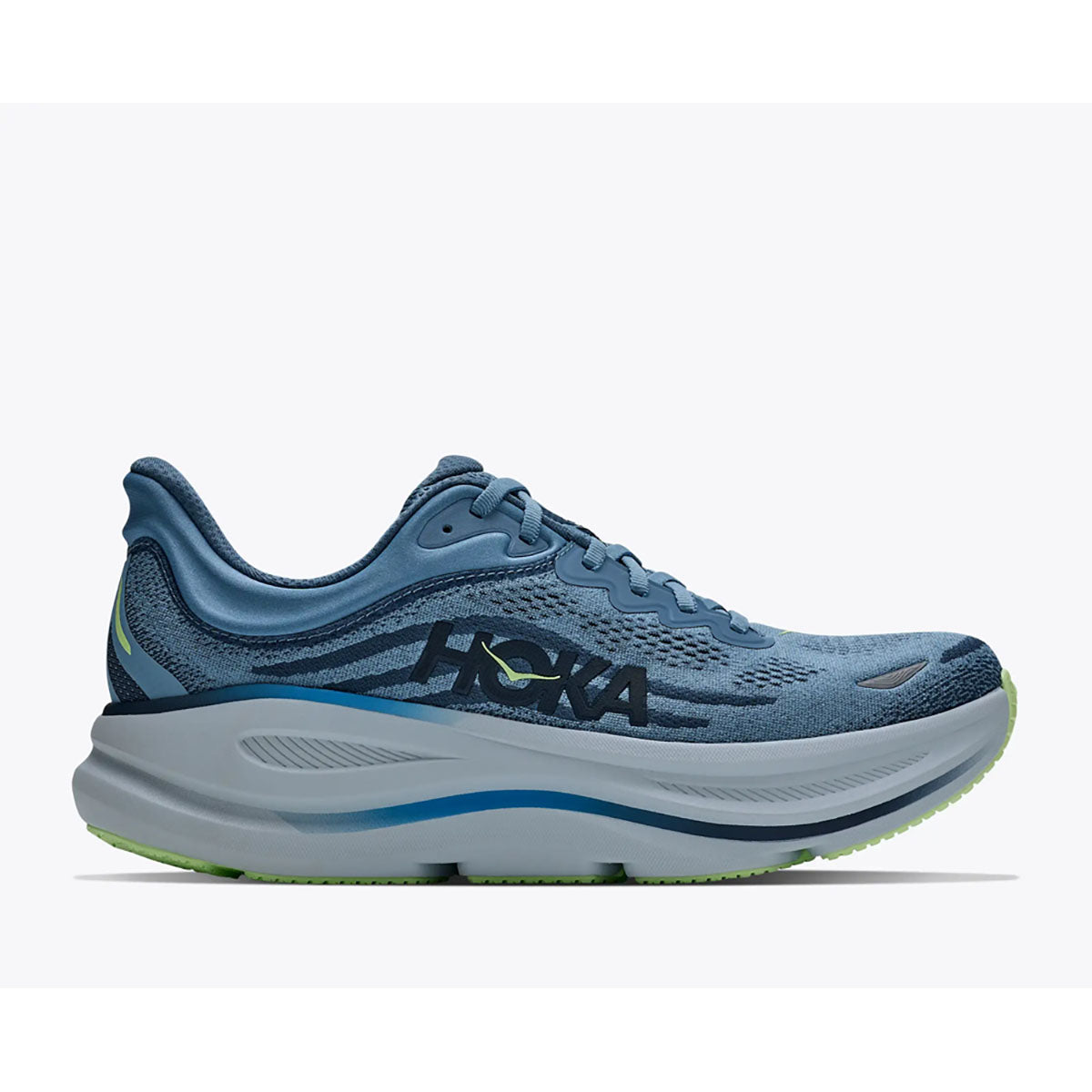 Hoka Mens Bondi 9 Downpour / Thunder Cloud