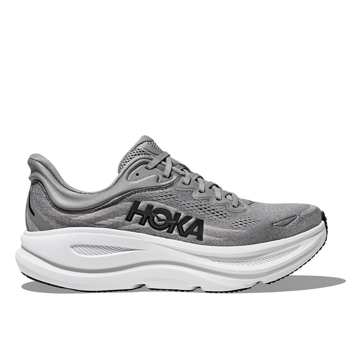 Hoka Mens Bondi 9 Galactic Grey / Stellar Grey