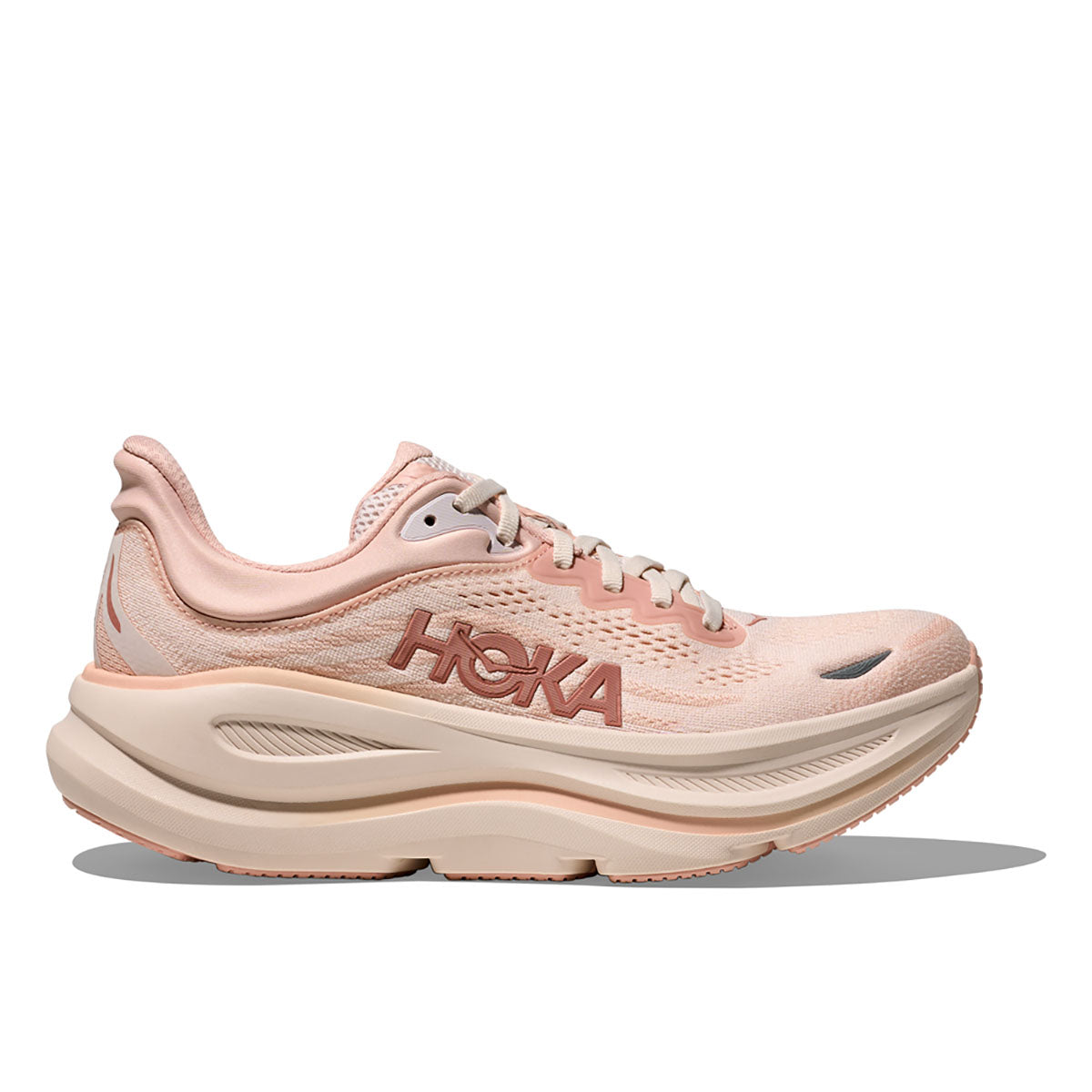 Hoka Womens Bondi 9 Rose Latte / Rose Cream
