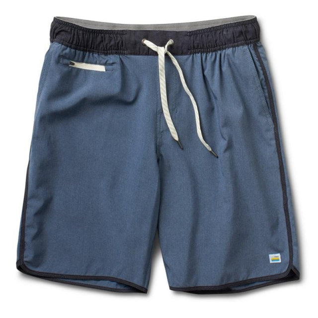 Vuori Men&#39;s Banks Short AZL Azure Linen Texture