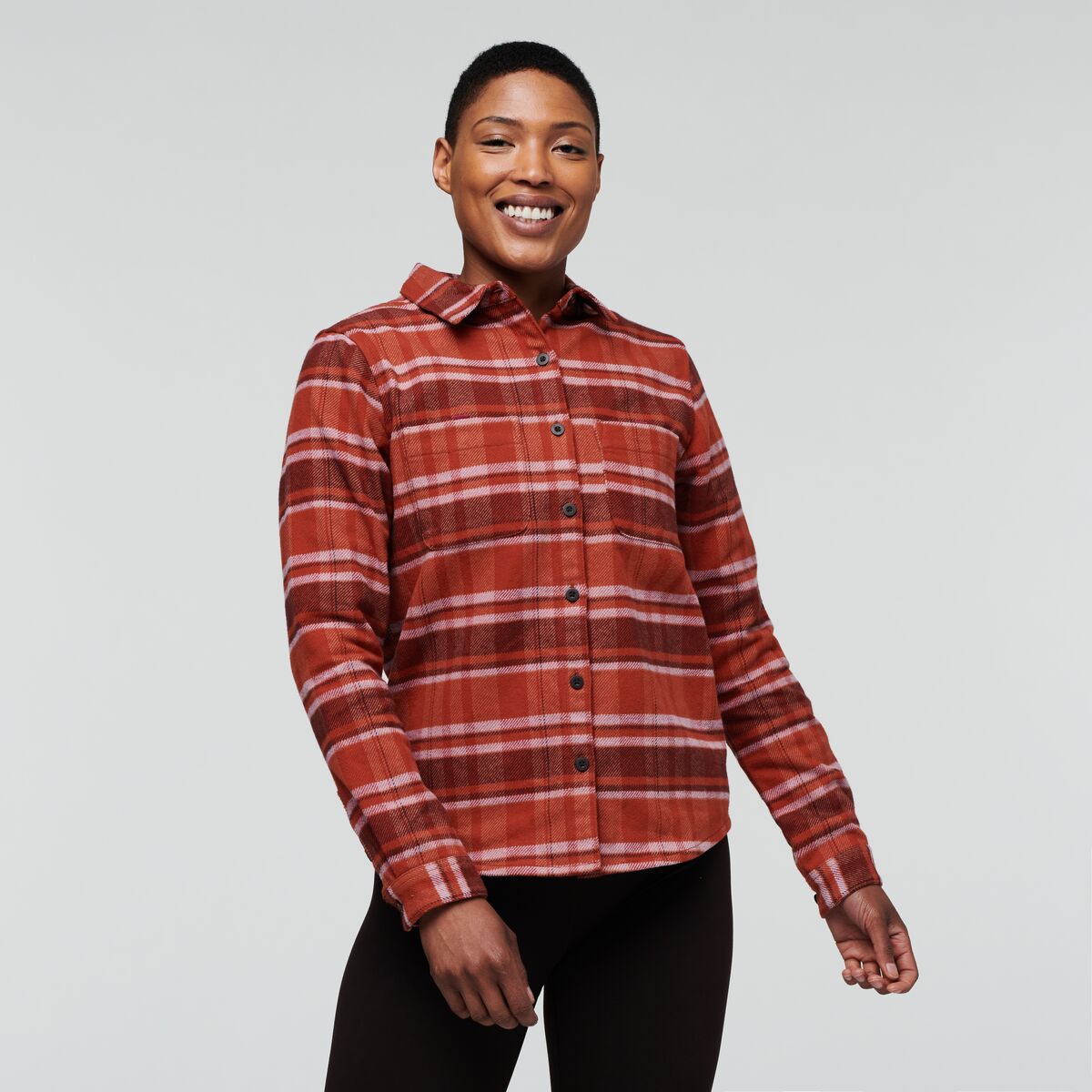 Cotopaxi Women's Mero Flannel Shirt Spice Plaid