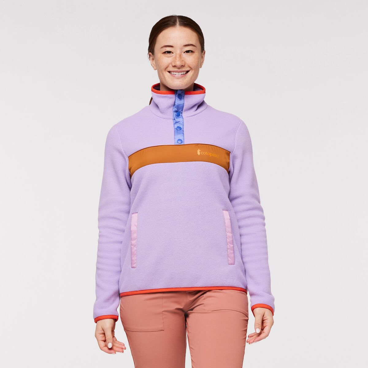 Cotopaxi Women&#39;s Teca Fleece Pullover Fresh Flowers