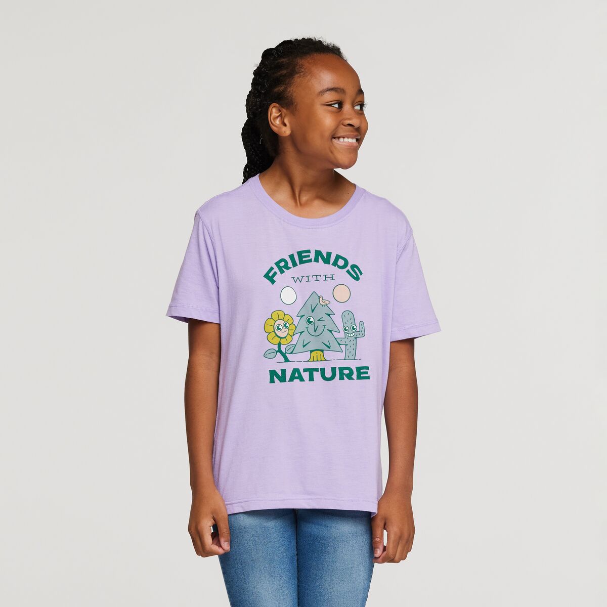 Cotopaxi Kids' Friends with Nature T-Shirt Thistle
