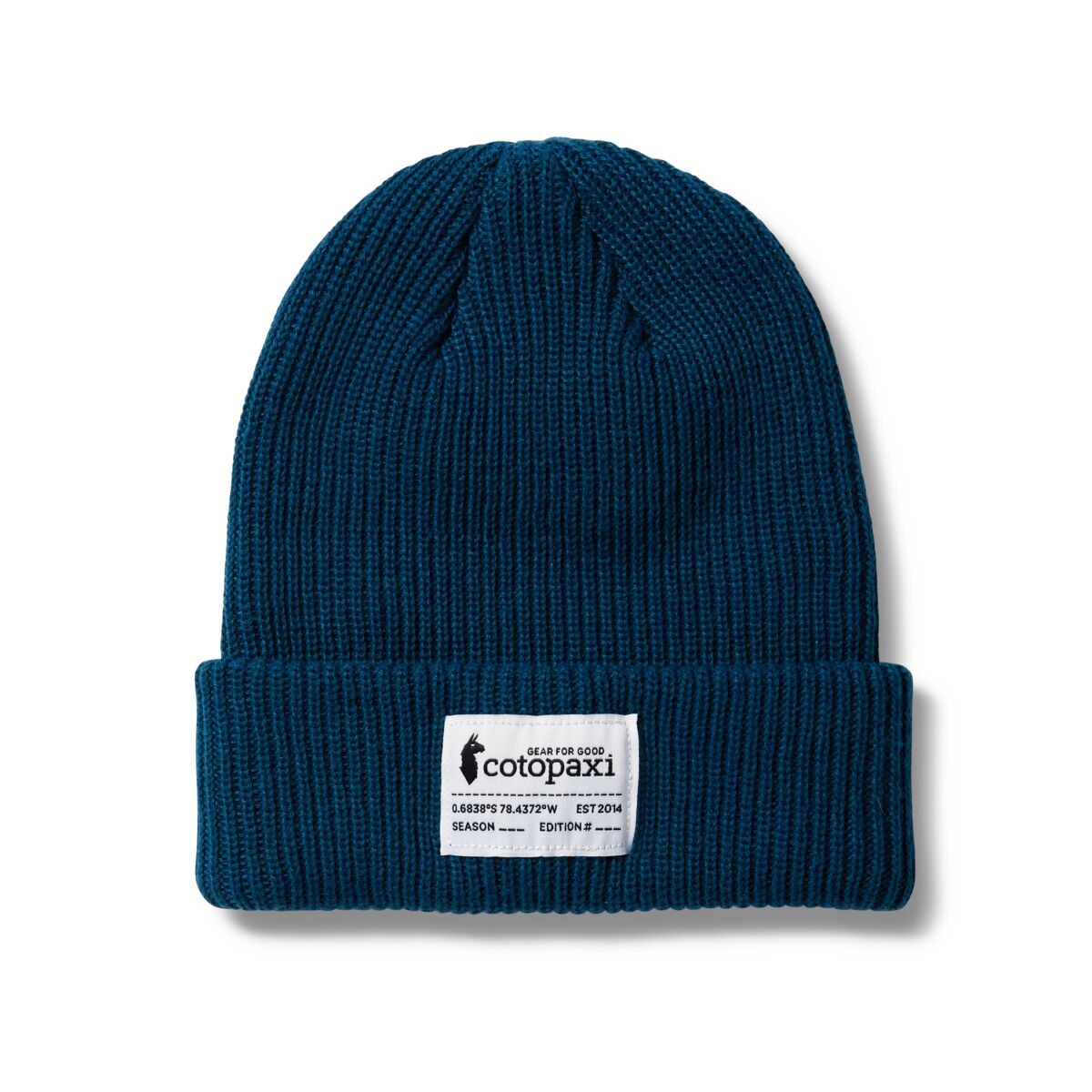 Wharf Beanie - Cotopaxi Patch Indigo